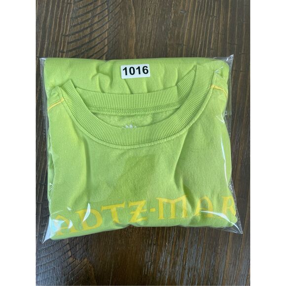 Sanrio Badtz Maru Sweatshirt Women XL Green Kawaii 90s Y2K Streetwear Anime - Picture 7 of 7